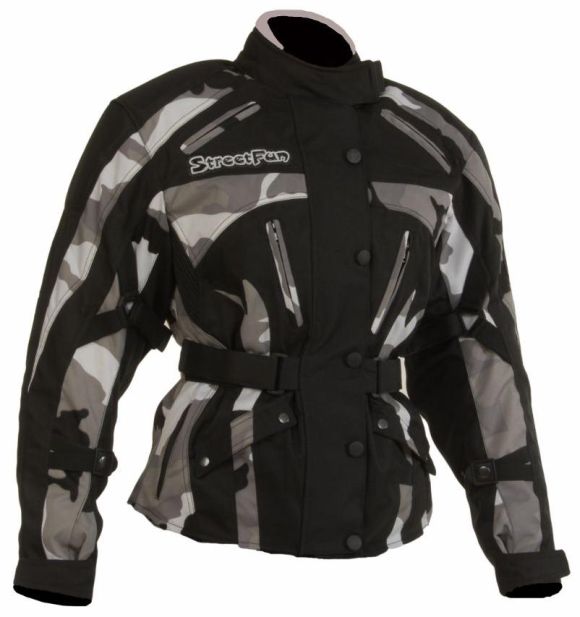 Damen Motorrad Jacke Motorradjacke Camouflage Gr.S - XL