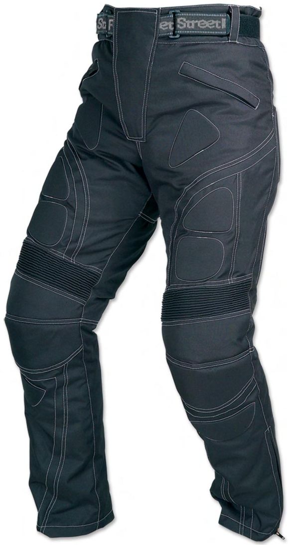 Motorrad Hose Motorradhose  Schwarz    Gr. L bis XXXL