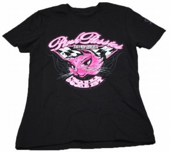 Damen T-Shirt Motografix Motorrad Shirt schwarz Gr.S-XL