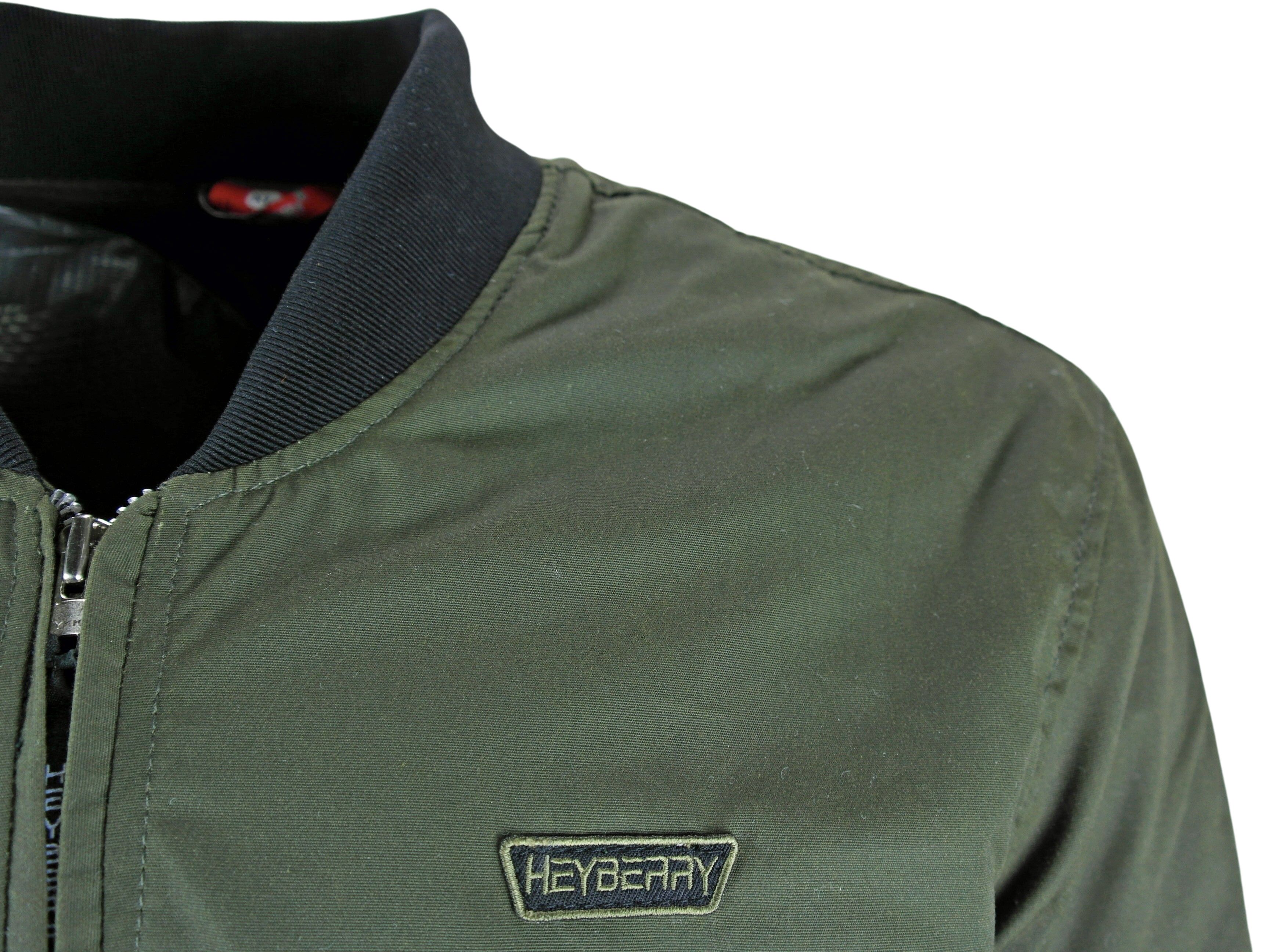 Heyberry Motorrad Roller Bomberjacke  gewachst braun olive schwarz S-3XL