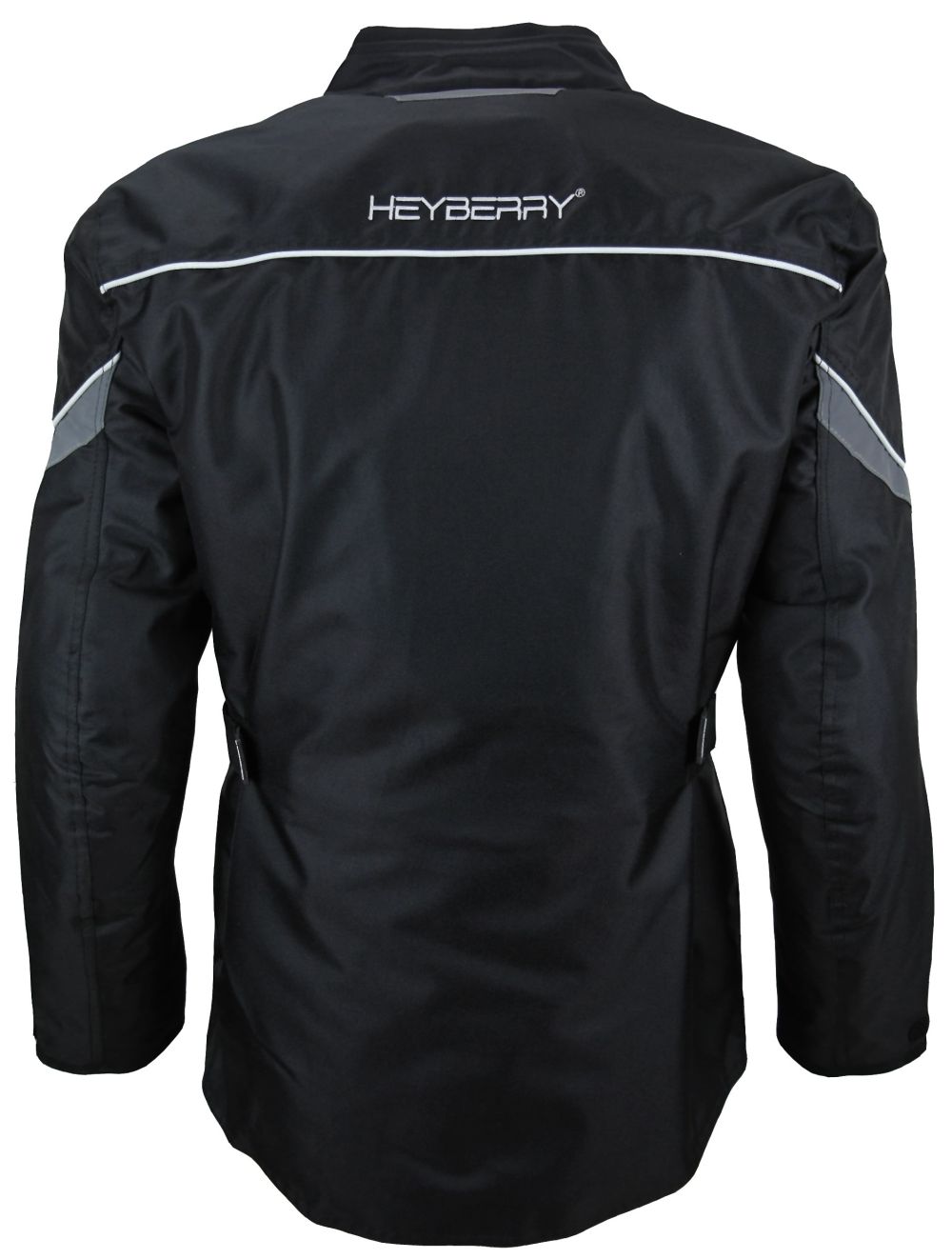 Heyberry Textil Touren Motorradjacke Motorrad Jacke schwarz weiß Gr. M-3XL